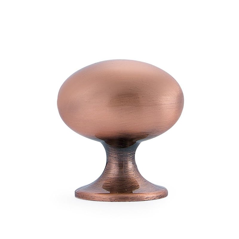 HARPOON Cabinet Hardware Knobs Round Furniture Mushroom Knob - 1.4 Inch 10 Pack Antique Copper - Image 1